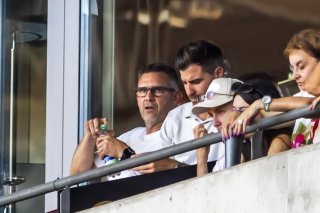 Nouveau coach des Grenat, Jocelyn Gourvennec a assisté au nul entre Servette et GC à la Praille KEYSTONE/SALVATORE DI NOLFI